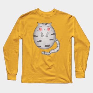 Fat funny cat Long Sleeve T-Shirt
